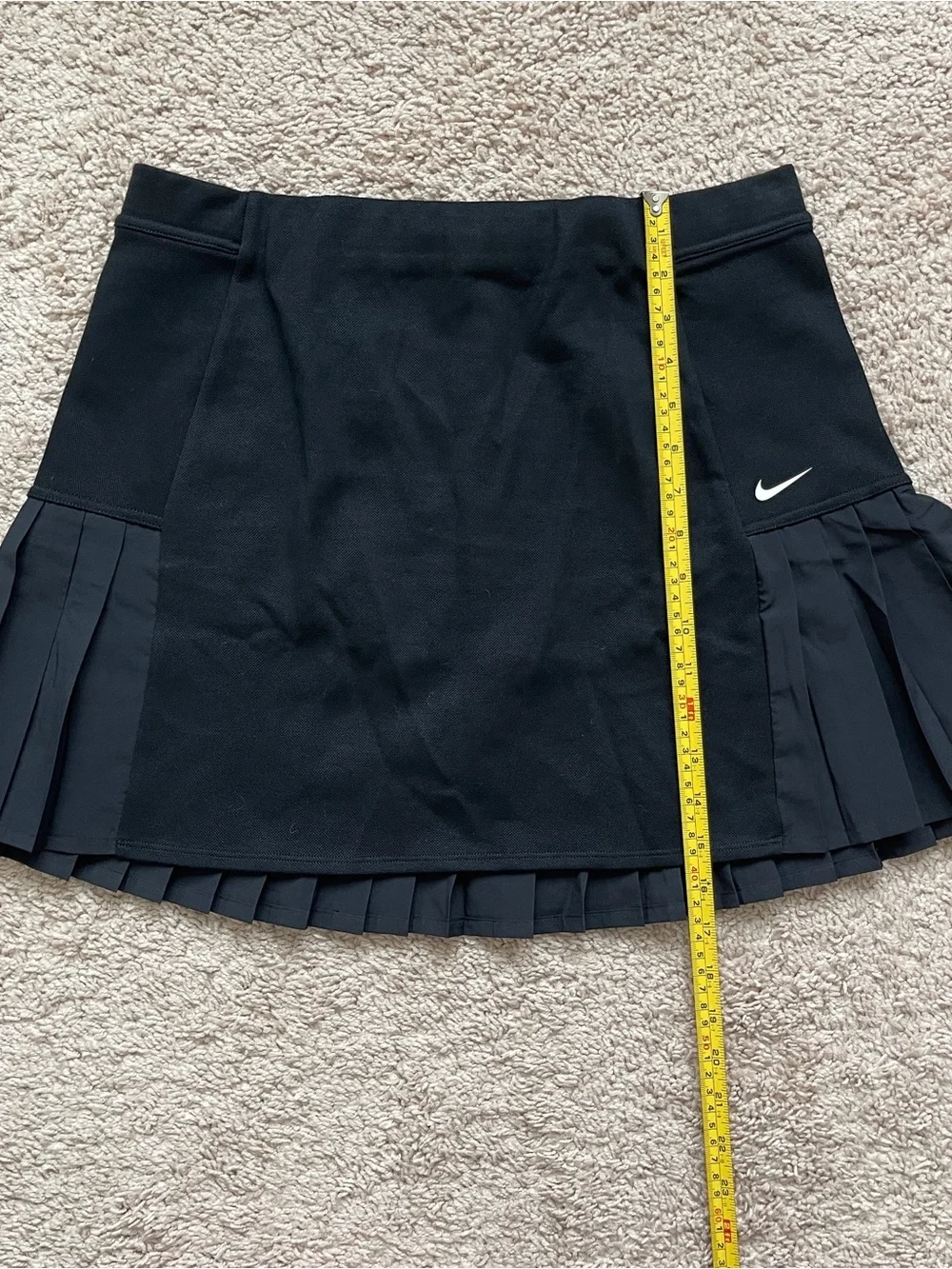 Women's Nike Golf Skirt Black White Athletic Sportswear Size Large